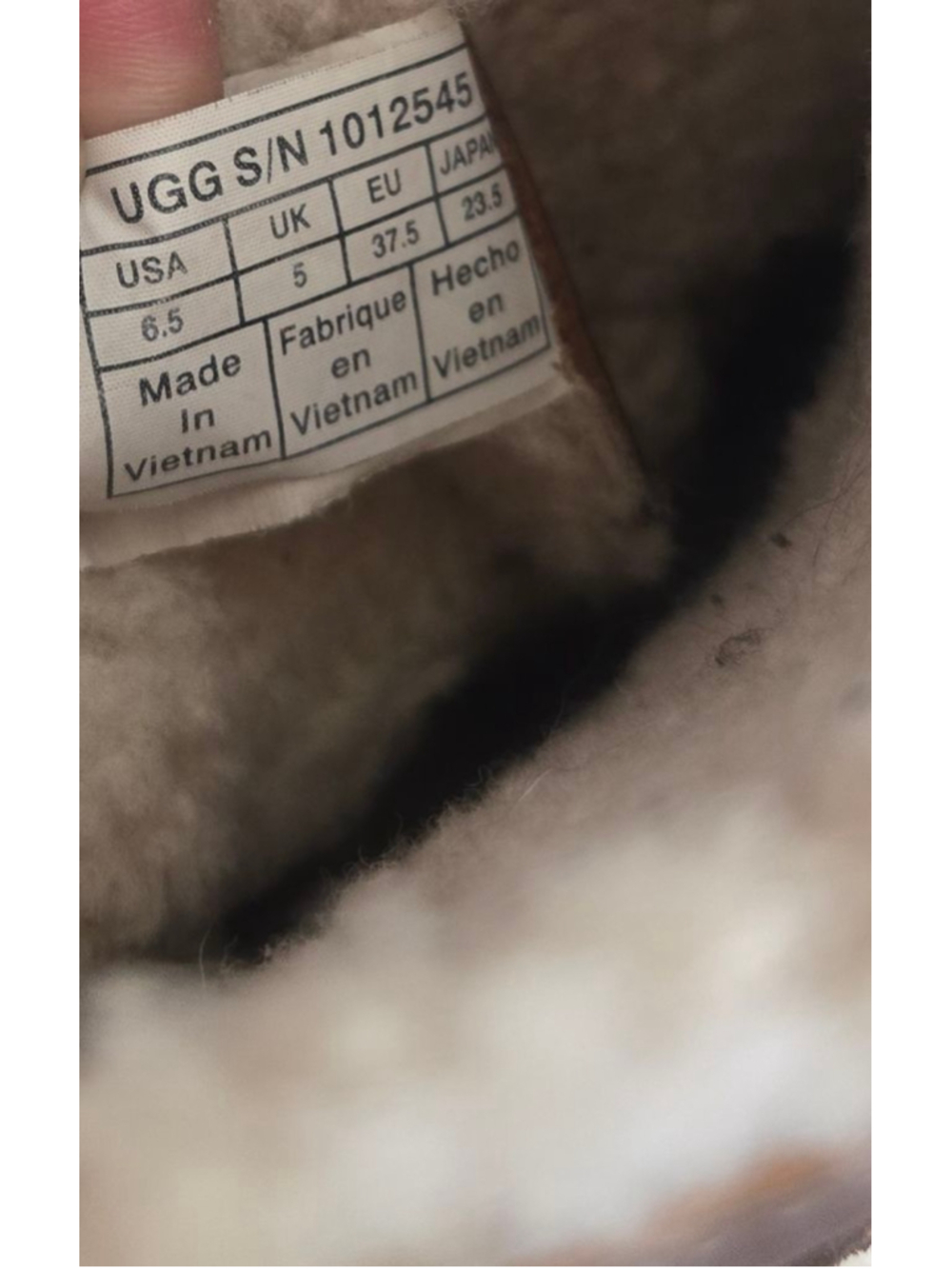 UGG Australia Luisa Water Resistant Leather Boots 1012545 sz 6.5 chocolate - Picture 5 of 8